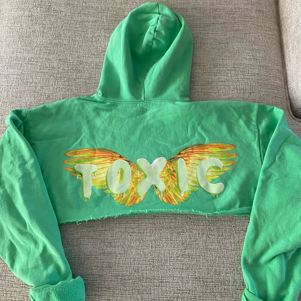 Boys Lie Toxic Cropped Hoodie